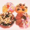 peteco's cooksnap of when they made 簡単☆バレンタイン友チョコ　デコドーナツ.