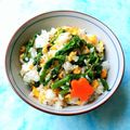 カルン's cooksnap of when they made 菜の花ごはん.