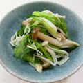あっこ姉's cooksnap of when they made ポン酢だけ★春菊ときのこのポン酢あえ.