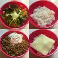 sktym0710's cooksnap of when they made カフェご飯〜ロコモコ風そぼろ飯〜.