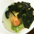 cocoりえ's cooksnap of when they made ♪梅と大葉のお吸い物.