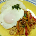 もえちゃんはは's cooksnap of when they made エスニック風　きんぴらそぼろのっけご飯.