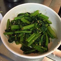 隙間風's cooksnap of when they made 簡単(*^m^*)菜の花の辛子和え！.