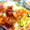 ぽこずキッチン's cooksnap of when they made 大葉入りちくわの天丼風☆お弁当にも☆.