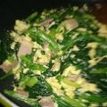 み～すけさん's cooksnap of when they made 簡単！ほうれん草、ベーコン、卵の炒め物.