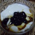 まぶたん's cooksnap of when they made 黒蜜じゃないの!?♪ヨーグルトに♪黒豆.