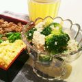 sakyuima's cooksnap of when they made ブロッコリーの梅カッテージ.