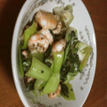 mr.big's cooksnap of when they made 簡単！エビと小松菜の香草炒め☆*。.