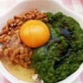 びっちぇ's cooksnap of when they made 春の味♪生めかぶで作るめかぶ納豆丼.