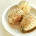 賢くんママ's cooksnap of when they made 青海苔醤油マヨおにぎり.