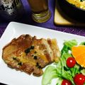 アンアンジェリーナ's cooksnap of when they made 簡単！酢テーキソースでコク旨トンテキ.