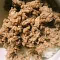 ゆきんこ❄'s cooksnap of when they made レンジでそぼろ丼♪超ズボラ飯！.
