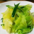 peteco's cooksnap of when they made キャベツときゅうりのみのみサラダ.