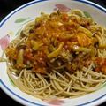 るる子's cooksnap of when they made ☆味付け簡単☆トマト＆サーモンのパスタ.