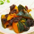 旦那は皿洗い's cooksnap of when they made あずき缶で簡単♪かぼちゃのいとこ煮.