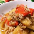 ばらえてぃちーず's cooksnap of when they made 簡単ひき肉の肉じゃが.