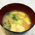 ♡礼♡'s cooksnap of when they made 大根菜と揚げのお味噌汁.