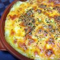 yokoyumi's cooksnap of when they made 簡単*マッシュポテトのラザニア風.