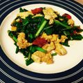 ☆ぺこ's cooksnap of when they made ニラ玉トマト.