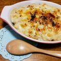 くま男✪'s cooksnap of when they made クリームソースから作る グラタン.