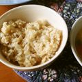 ブランディ's cooksnap of when they made 圧力鍋使用☆粉寒天入り.玄米ご飯.