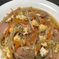 COOK884's cooksnap of when they made もやしと魚肉ソーセージの炒め物.