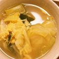 ミュンペン's cooksnap of when they made 簡単♪キャベツとわけぎの中華卵スープ☆.
