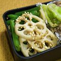 単刀直入's cooksnap of when they made レンコンといんげんの胡麻和え.
