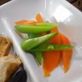 kana叶's cooksnap of when they made ノンオイル＊スナップエンドウと人参の副菜.