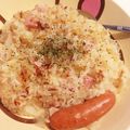 ゆめ（＾_＾）★'s cooksnap of when they made 残りご飯で１人飯♪Wチーズリゾット☆.