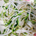 agak's cooksnap of when they made ○●豆苗ともやしの塩炒め●○.