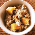 pico♡mama's cooksnap of when they made 安納芋の炊き込みご飯.