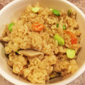 padeおばさん's cooksnap of when they made 【超簡単】桜エビと枝豆で彩り♡舞茸ごはん.