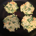 noriko7's cooksnap of when they made 冷蔵庫の残り物で！もやしと揚げのお焼き.