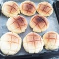 ＊にゃ〜＊'s cooksnap of when they made ふわっふわサクッとメロンパン♡HB^ ^.