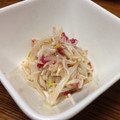 merry☆☆'s cooksnap of when they made 5分でできる！えのきともやしの梅肉和え★.