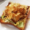 クック4LE2C7☆'s cooksnap of when they made お好み焼き風トースト.