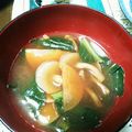 Jyohana's cooksnap of when they made オクラと小松菜 なめこの お味噌汁♪.