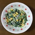 早起きまま's cooksnap of when they made ほうれん草とコーン・しらすのサラダ.