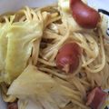 とまきーと's cooksnap of when they made キャベツのクリームチーズパスタ.