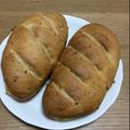 ケンキチ's cooksnap of when they made 胡桃＆板チョコパン♡.
