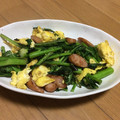にゃん☆28's cooksnap of when they made のらぼう菜☆卵炒め.