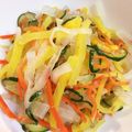 ☆清蔵☆'s cooksnap of when they made 学校給食♪たくあんサラダ♬.