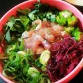 かえそうま's cooksnap of when they made マグロ＆サーモンの漬け❤海鮮丼♪.