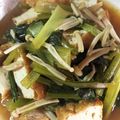 ジャム王子さん's cooksnap of when they made 簡単！小松菜と厚揚げの煮物.