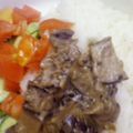 おかちゃんキッチン's cooksnap of when they made 無国籍カフェ　和風なすご飯。.