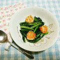 nagatodo's cooksnap of when they made 簡単！エビと小松菜の香草炒め☆*。.
