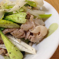 YOUKAYOUKO's cooksnap of when they made 豚肉と白ネギの塩炒め♪.