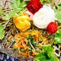 makichihua's cooksnap of when they made シャキシャキ☆春菊もやしの和え物.