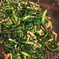 クックJ01BZD☆'s cooksnap of when they made 春菊の佃煮：冷凍お弁当野菜おかずストック.